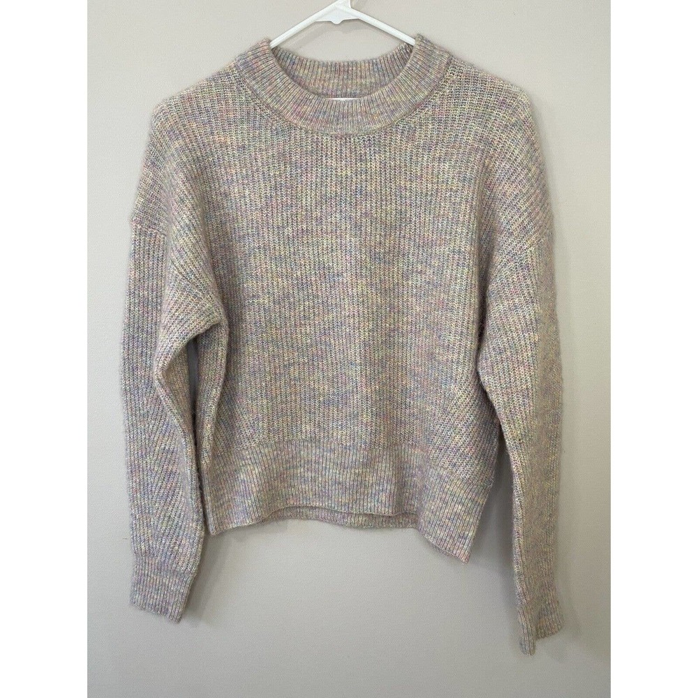 Heartloom Size XS Multicolor Crew‎ Neck Knitted Sweater Soft Hand Wash